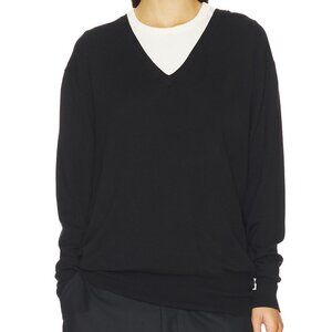 Vintage Black 100% Cashmere V-Neck Sweater Oversized